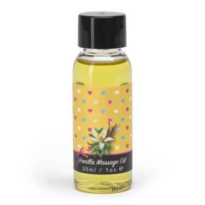 Flavored massage oil
