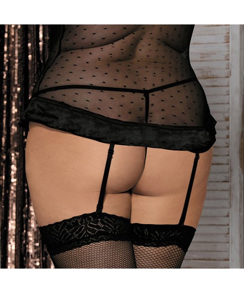 Elegant bustier set queen size
