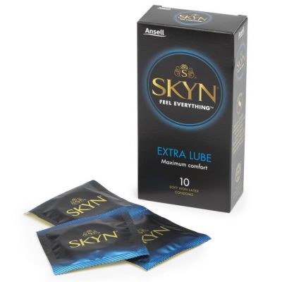 Ansell SKYN Extra Lubricated Non Latex condoms 10 Pack