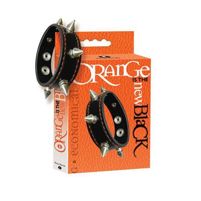 The 9 s Orange Is The New Black Spiked Ring