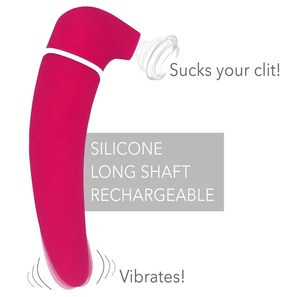 Dual-Ended Premium Clit Sucker & G-Spot Vibrator — image 13 of 13