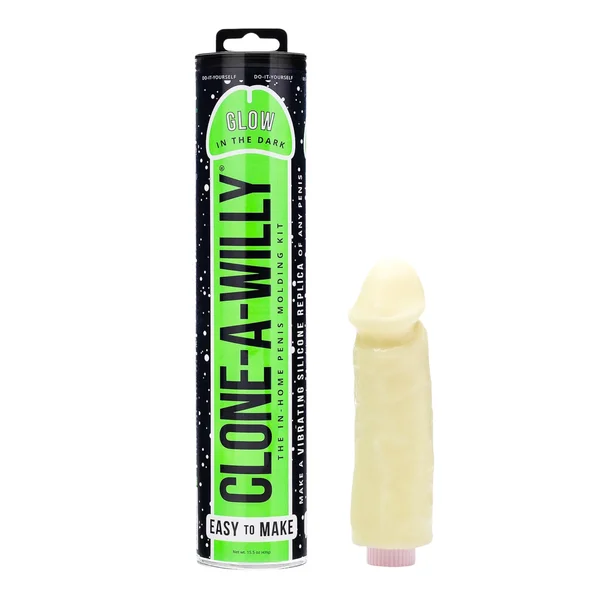 Glow In The Dark Clone-A-Willy Penis Molding Kit - Vibrating — image 7 of 11
