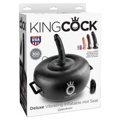 King Cock Deluxe Vibrating Inflatable Hot Seat