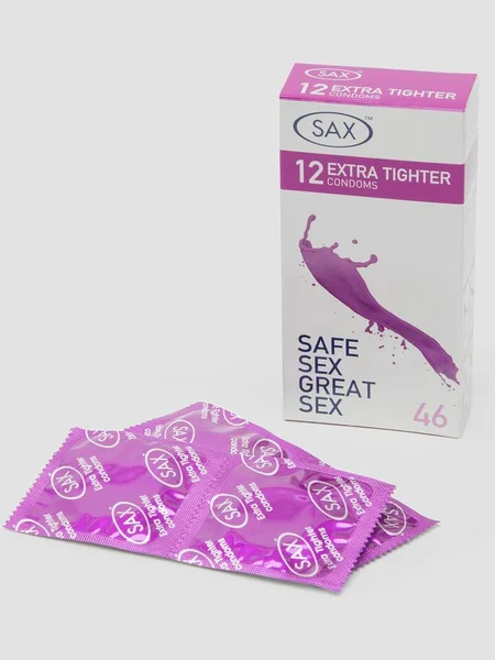 SAX Extra Tight 46mm Condoms (12 Pack) — image 2 of 2