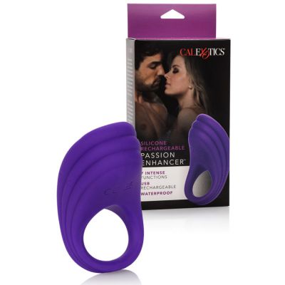 California Exotic USB Rechargeable Vibrating Ridged Silicone Couples Cock Ring