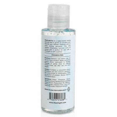 Fleshlight Ice Water Based Cooling Personal Lubricant 4 fl oz
