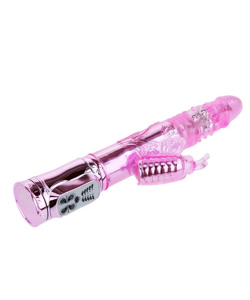 Rechargeable throbbing butterfly