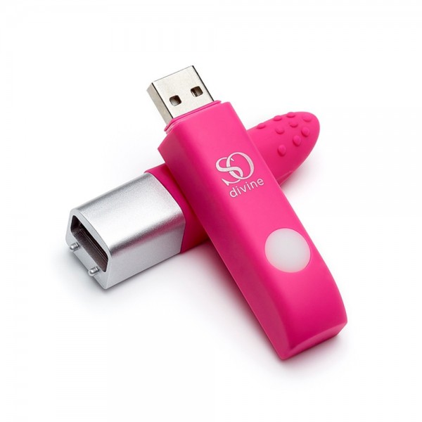 So Divine Get Lucky USB Rechargeable Vibrator