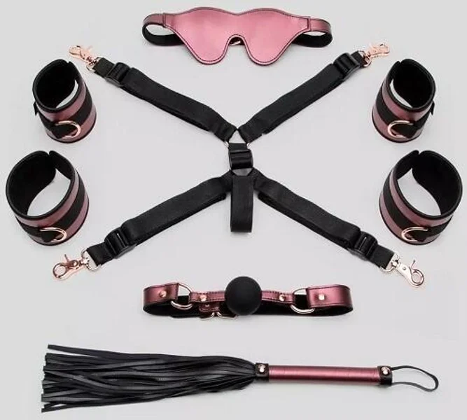 Bondage Boutique Seduce Me Lover's Bed Bondage Kit (4 Piece) — image 16 of 16