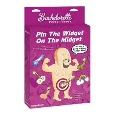 Bachelorette Game Pin the Widget on the Midget
