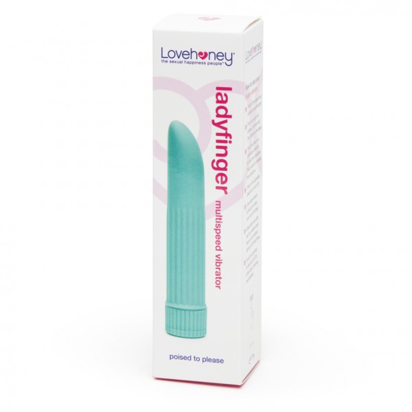 Lovehoney Ladyfinger Teal Classic Vibrator 5 Inch