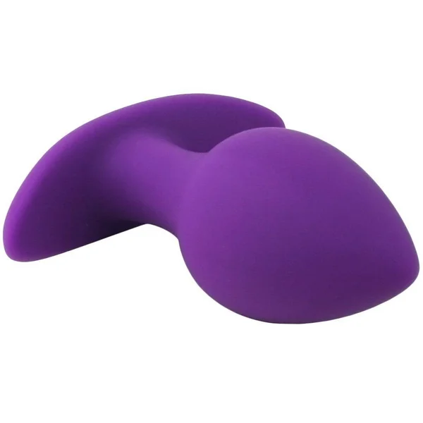 Purple Silicone Anal Plug - Flexible Neck! — image 10 of 10