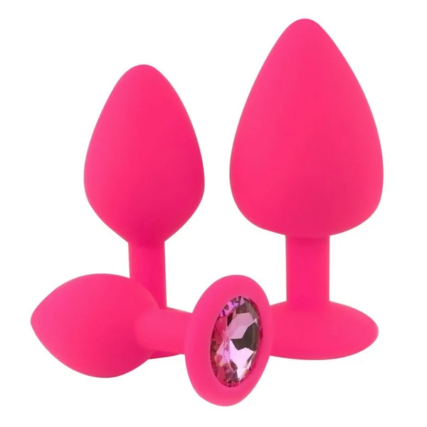 Silicone Jeweled Anal Plug - Available In 3 Sizes! — image 17 of 25