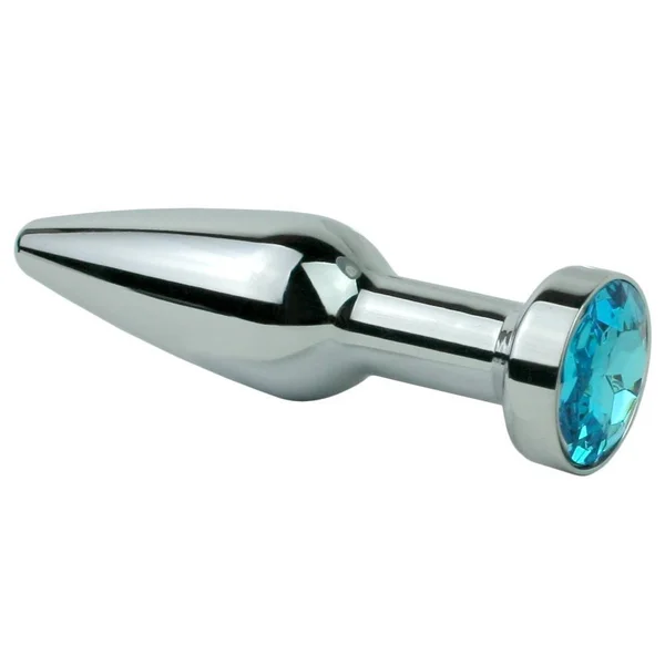 Royal Sapphire Tapered Metal Butt Plug — image 8 of 10