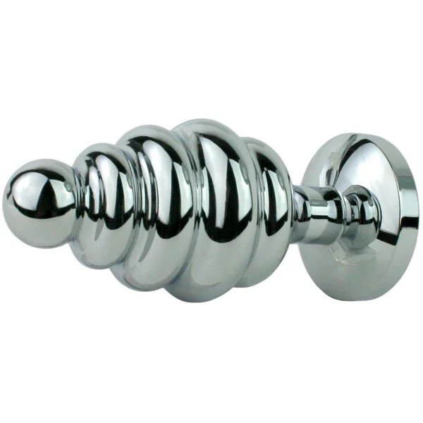 Jewel Metal Booty Plug - Rippled for Intense Sensations! — image 16 of 17