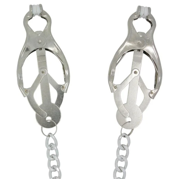 Chained Metal Clover Nipple Clamps — image 9 of 10