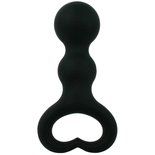 Silicone Heart Beaded Anal Plug - Silky Smooth! — image 8 of 10