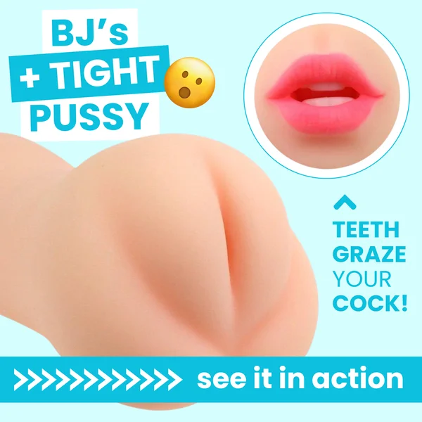 Blowjob and Pussy Dual Ended Stroker With Built In Cock Ring! — image 8 of 17