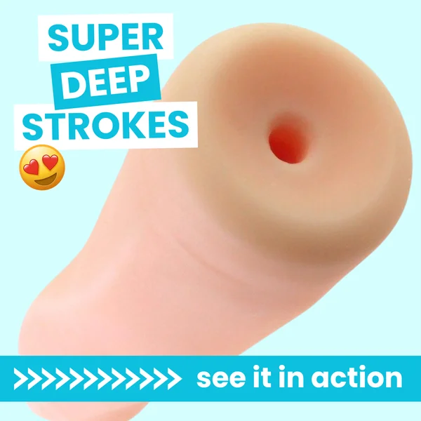 Textured Stroking Sleeve - Powerful Sucking Sensations! — image 8 of 14