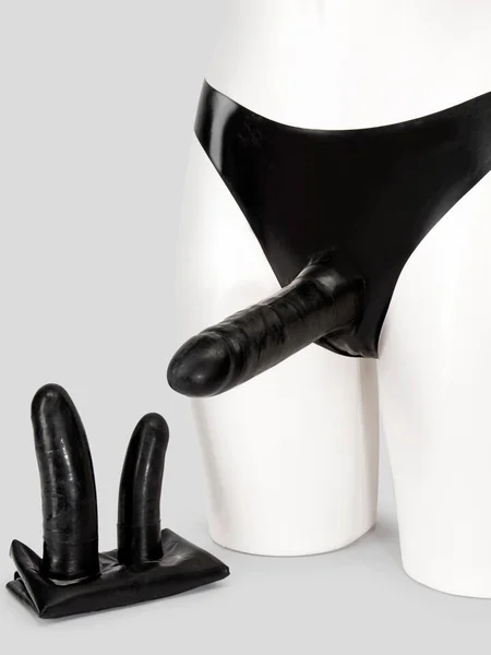 Late X Collection Latex Triple Penetrator Dildo Pants for Her — image 16 of 16