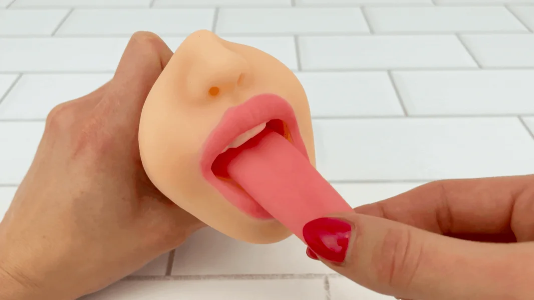 Ultimate Deep Throat Dual Stroker - One End Has a Tight Pussy! — image 9 of 16