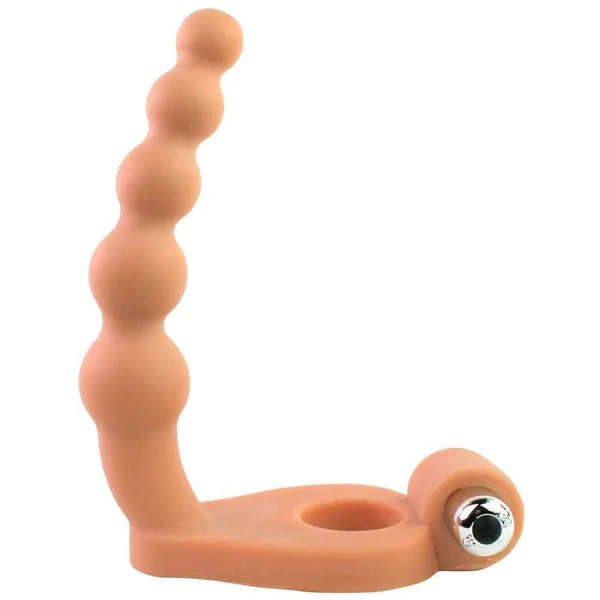 Vibrating Cock Ring - Features Beaded Probe for Dual Stimulation! — image 9 of 10