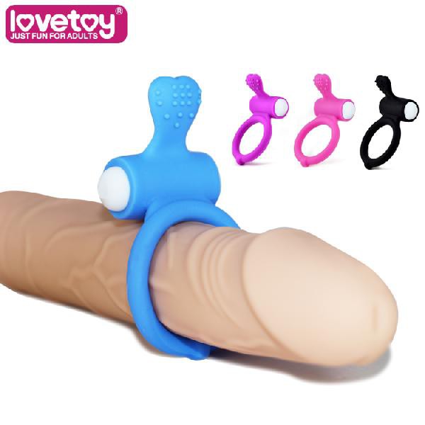 Power Clit Cockring Heart Black