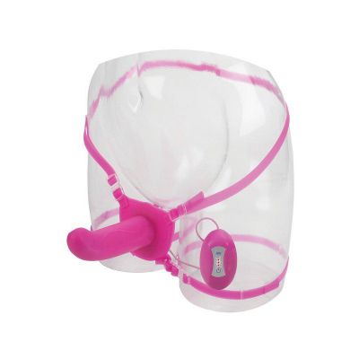 7 Function Silicone Love Rider Dual Action Strap On Pink