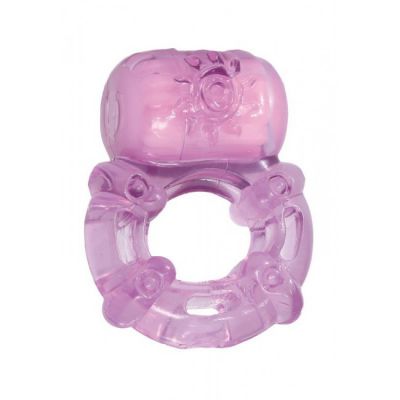 Supple Vibrating Cock Ring Purple