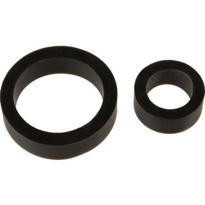 Platinum Silicone C Rings Set of 2