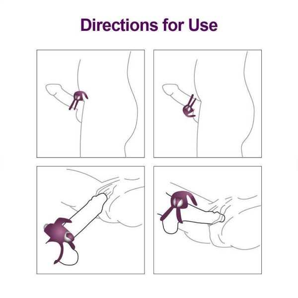 Silicone Flicker Vibrating Cock Ring & Penis Enhancer by Lynk Pleasure