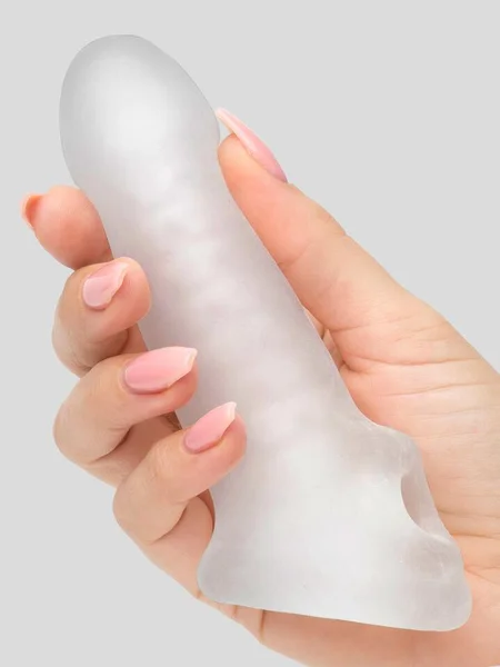 Perfect Fit Fat Boy Thin Textured Penis Extender with Ball Loop — image 21 of 21