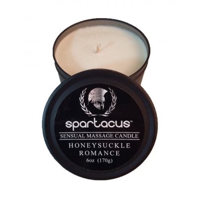 Spartacus Sensual Massage Candle Honeysuckle Romance