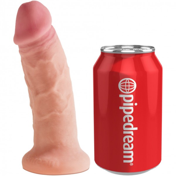 King Cock Plus 6" Dual Density Dildo
