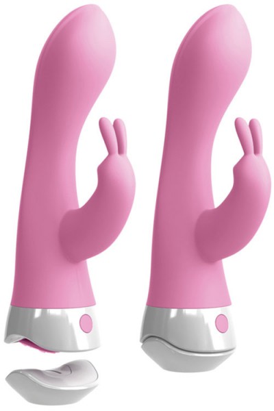 Pipedream Wall Banger 7.8" Rabbit Vibrator With Remote