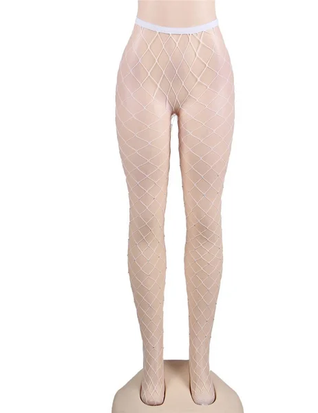 Rhinestone Net Pantyhose - One Size Fits Most — image 13 of 13