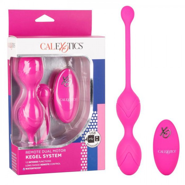 Silicone Remote Dual Motor Kegel System