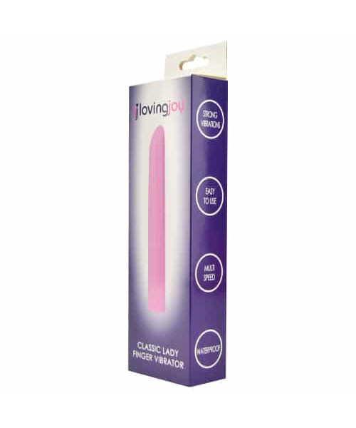 Loving Joy Classic Lady Finger Vibrator Pink