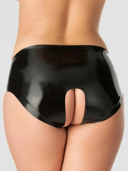 Rubber Girl Latex Crotchless Knickers — image 9 of 9