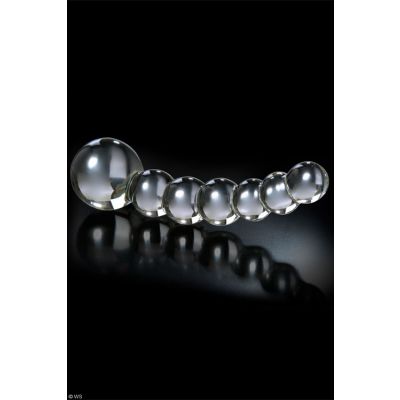 Pipedream 4 75 Clear Beaded Glass Wand Massager