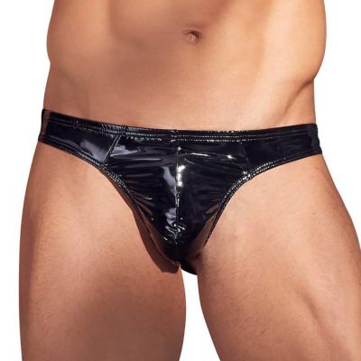 Black Level PVC Men s Thong