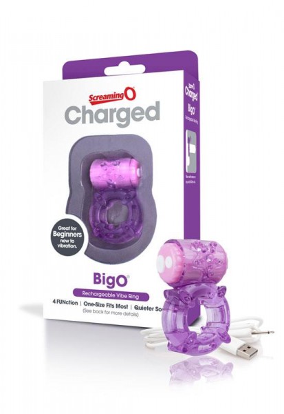 Charged - Big O Cockring by Screaming O (Purple)