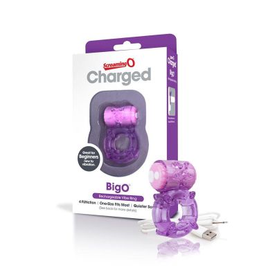Charged Big O Cockring by Screaming O Purple
