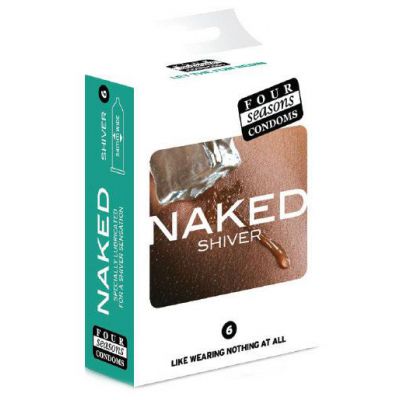 Four Seasons Naked Shiver Condoms 6 Pack