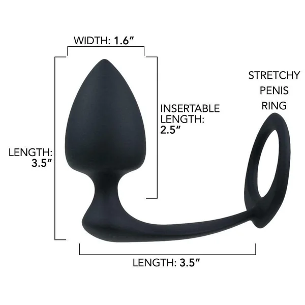 Combo Cockring & Anal Plug — image 13 of 13