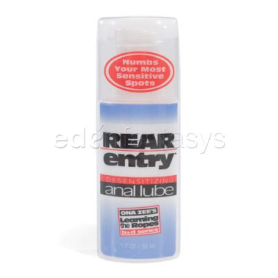 Rear entry anal lubricant