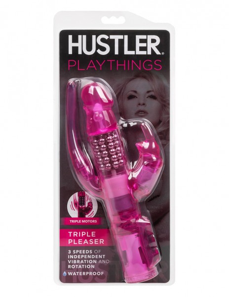 Hustler® Playthings Triple Pleaser Vibrator