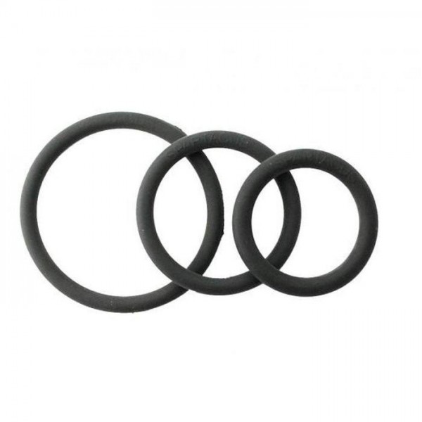 Fantasy C-Ringz Silicone 3-Ring Stamina Set