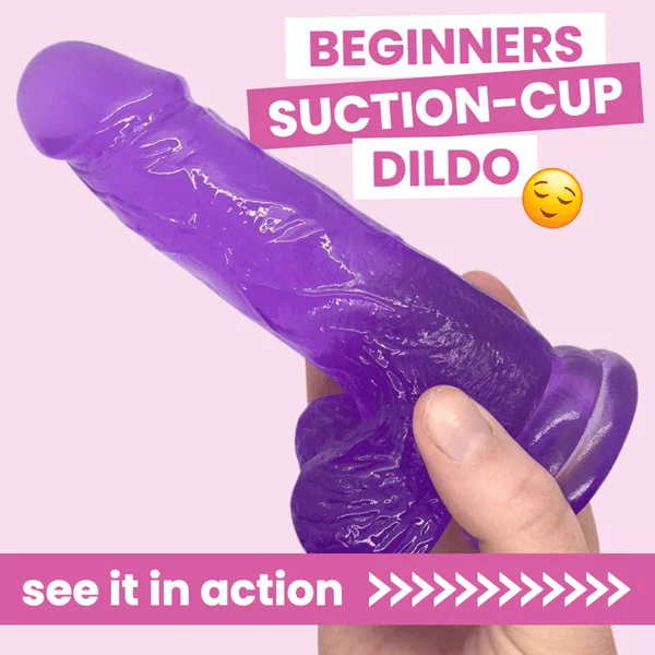 Beginner Purple Suction Cup Dildo — image 7 of 11