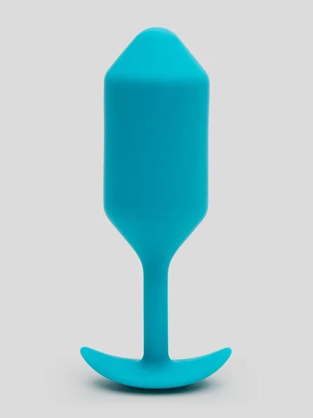 b-Vibe Snug Plug 3 Large Weighted Silicone Butt Plug with T-Bar 4.5 Inch — image 7 of 7